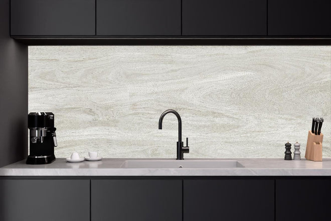 Küchenrückwand - Natürliches helles Holzmuster