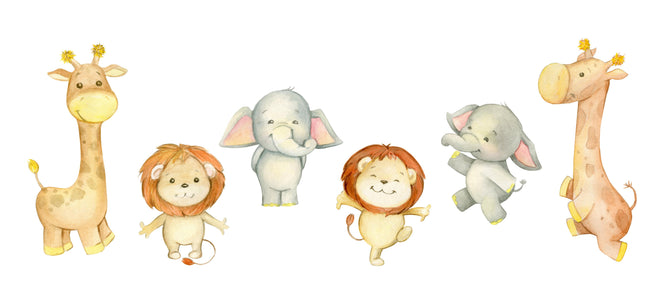 Küchenrückwand - Niedliche Tiere