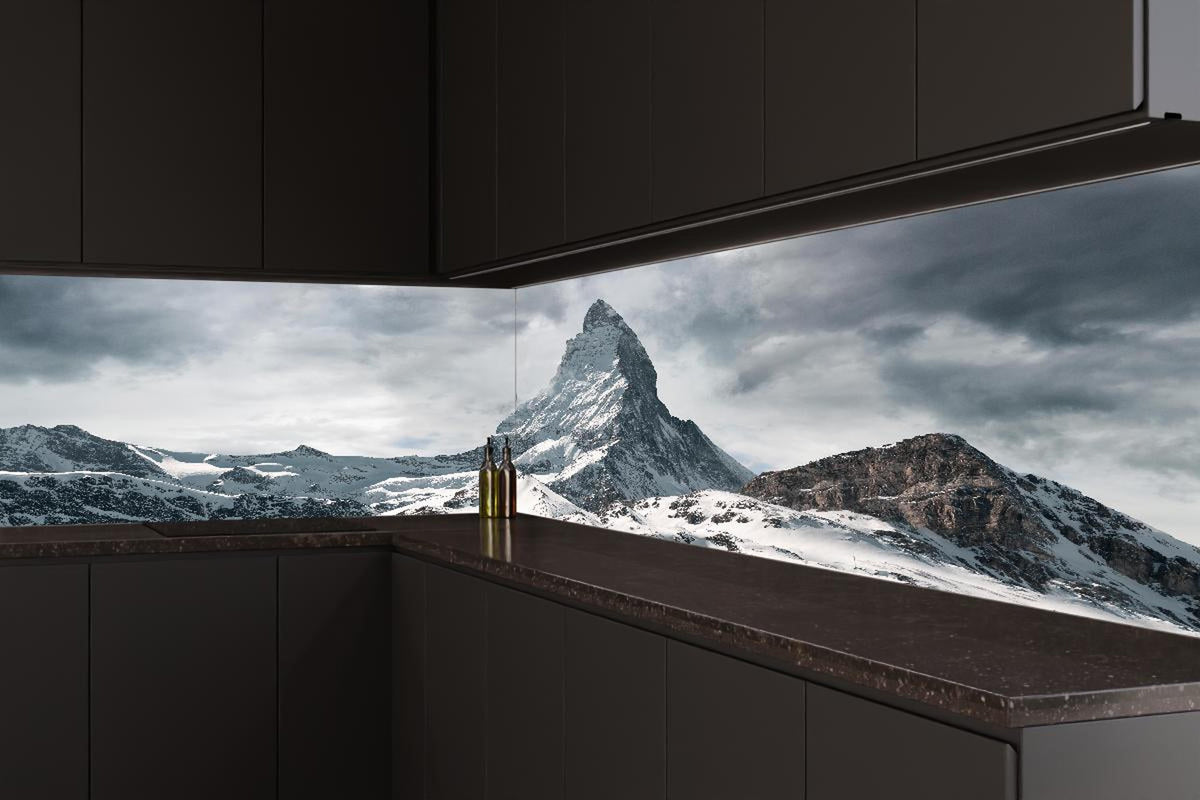 Küchenrückwand - Panorama - Majestätischer Matterhorn - Alpen