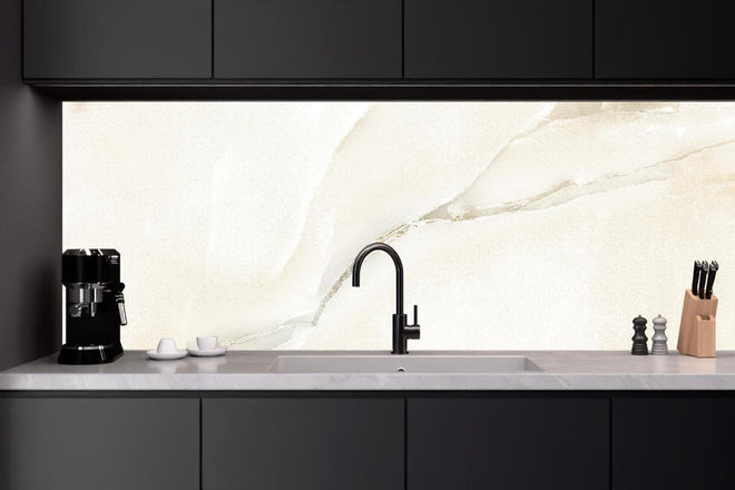 Küchenrückwand - Polierter Onyxmarmor 1