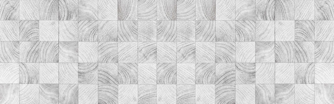 Küchenrückwand - Quadratische Holzartige Fliesen