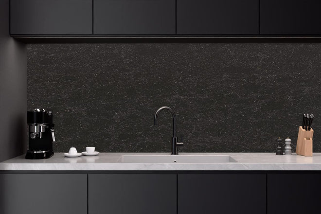 Küchenrückwand - Quarz Diamond Black