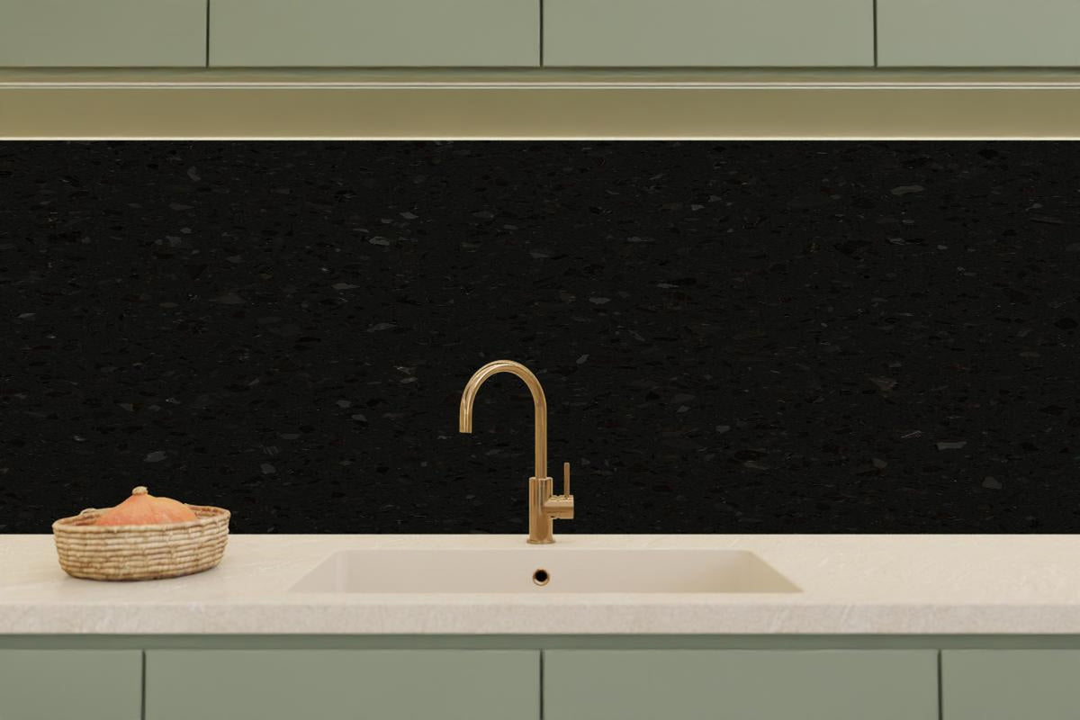 Küchenrückwand - Quarz Diamond Charcoal