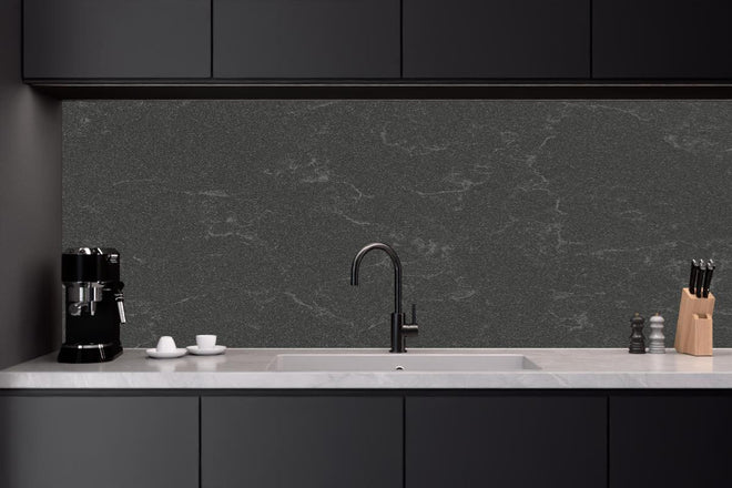 Küchenrückwand - Quarz Mineralstone Dark