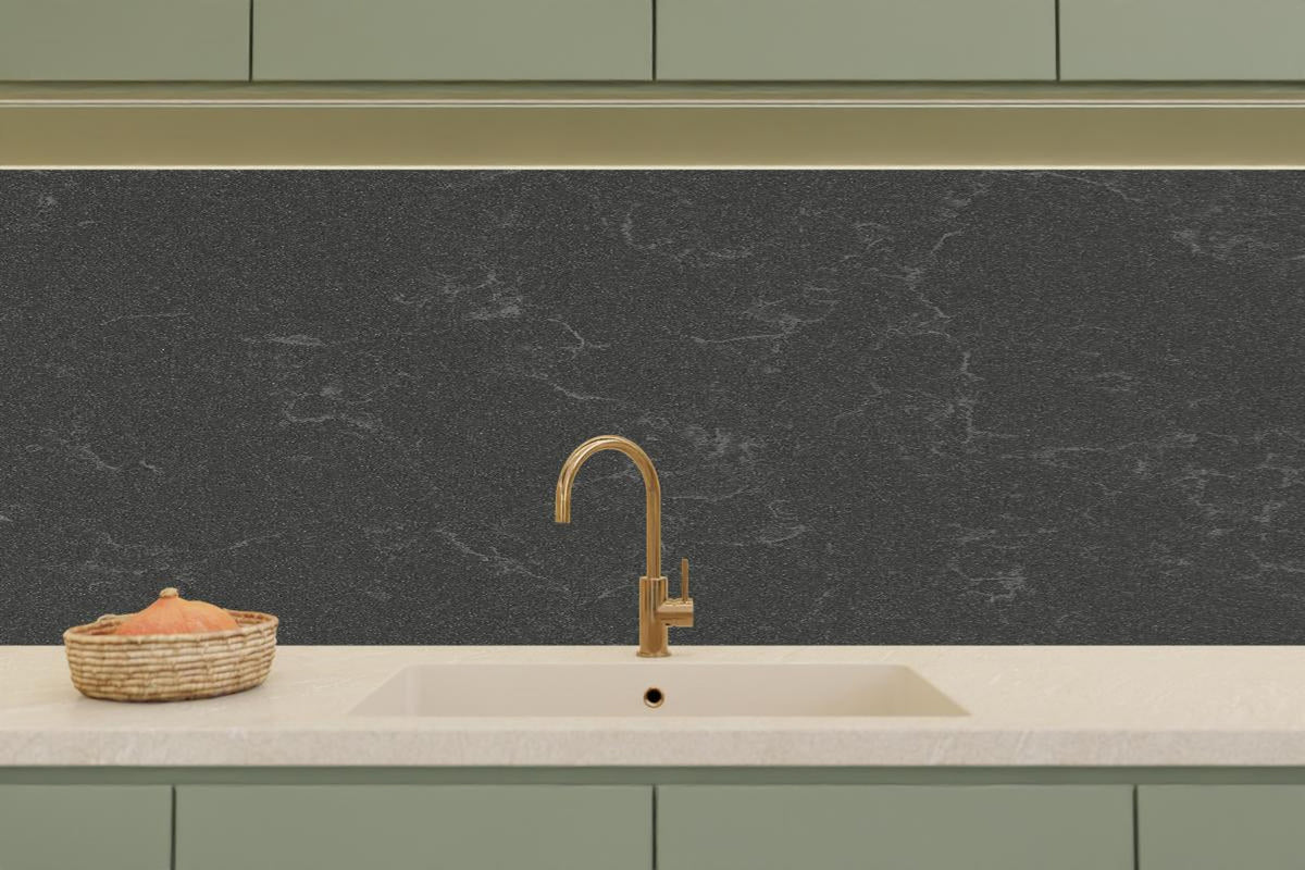 Küchenrückwand - Quarz Mineralstone Dark