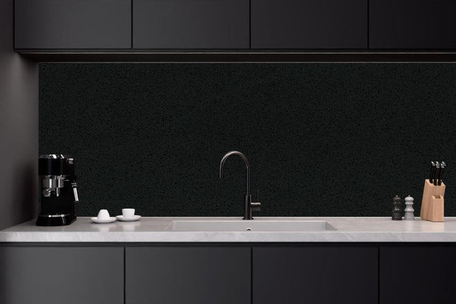 Küchenrückwand - Quarz Obsidian Black