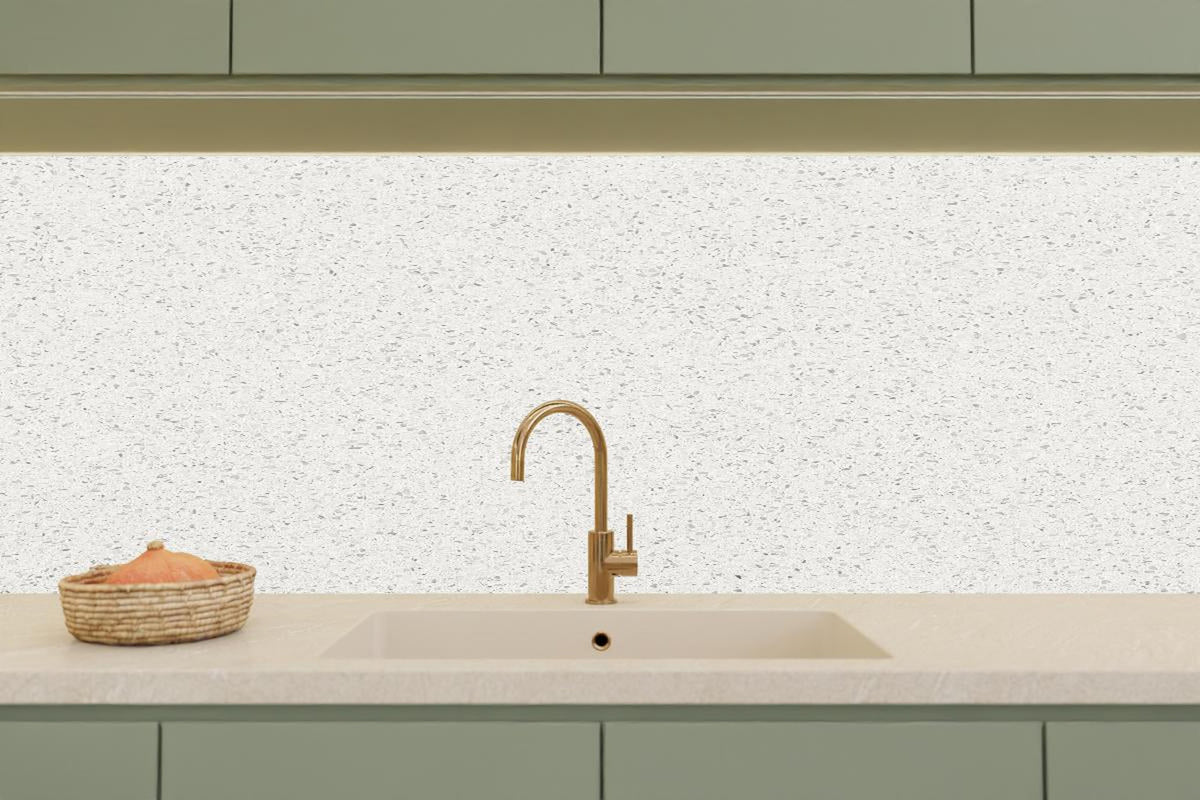 Küchenrückwand - Quarz Perla White