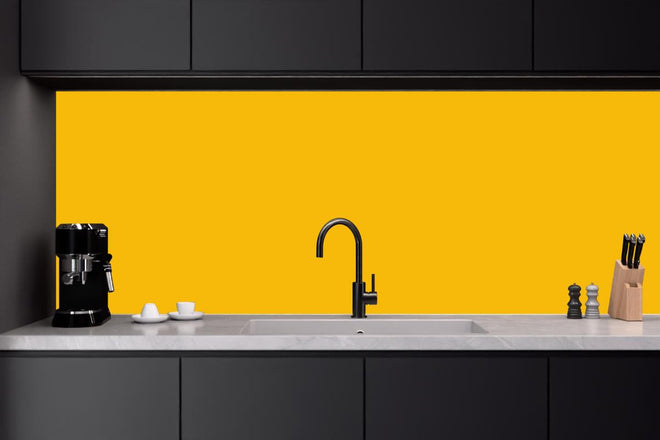 Küchenrückwand - RAL 1003 (Signalgelb)