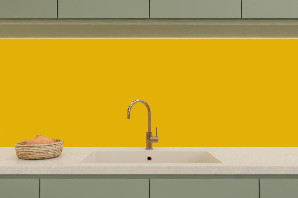 Küchenrückwand - RAL 1004 (Goldgelb)