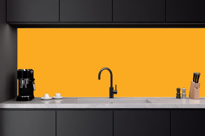 Küchenrückwand - RAL 1033 (Dahliengelb)