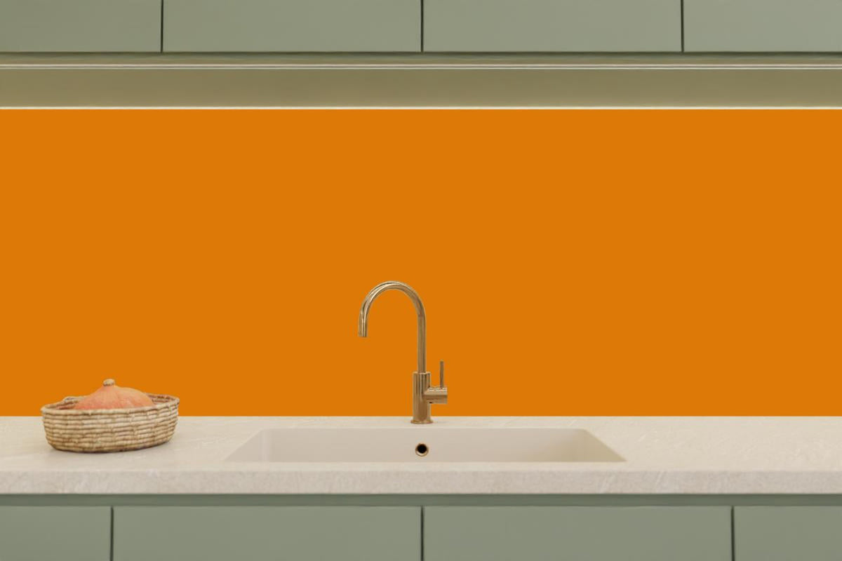 Küchenrückwand - RAL 2000 (Gelborange)