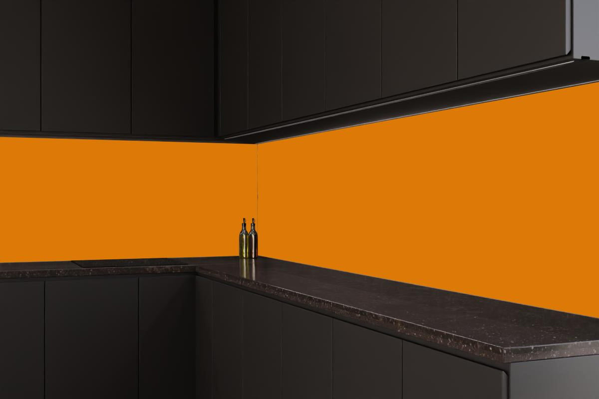 Küchenrückwand - RAL 2000 (Gelborange)