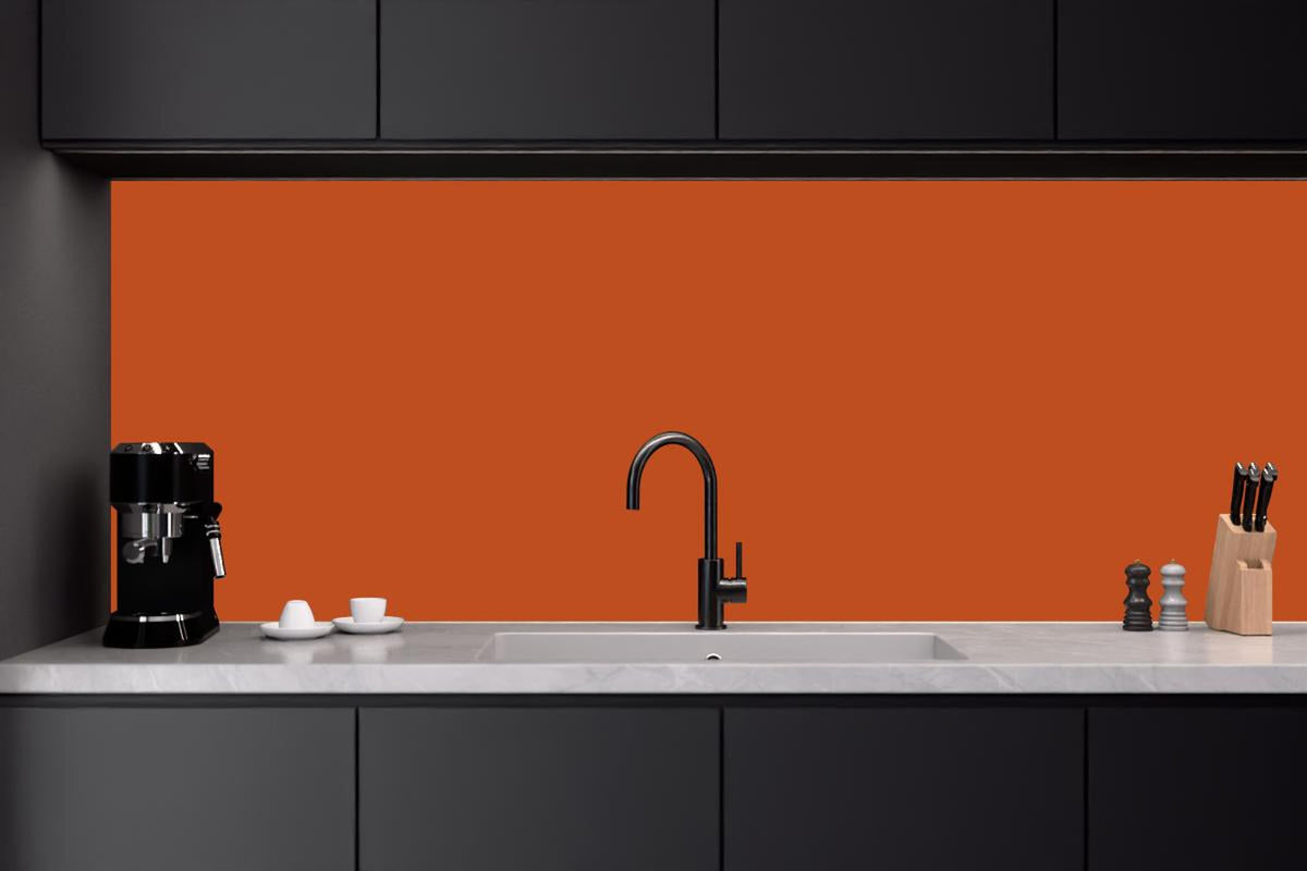 Küchenrückwand - RAL 2001 (Rot-Orange)