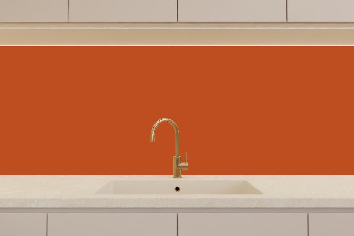 Küchenrückwand - RAL 2001 (Rot-Orange)