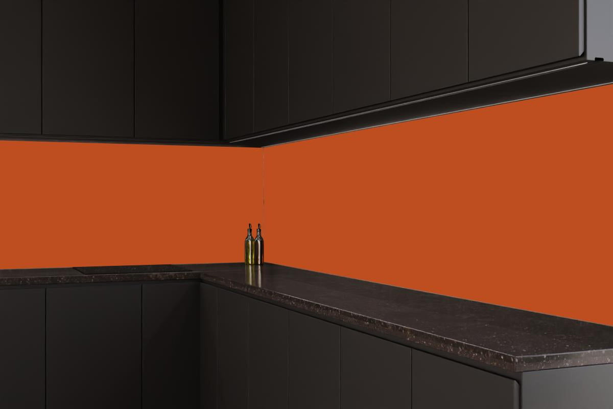 Küchenrückwand - RAL 2001 (Rot-Orange)