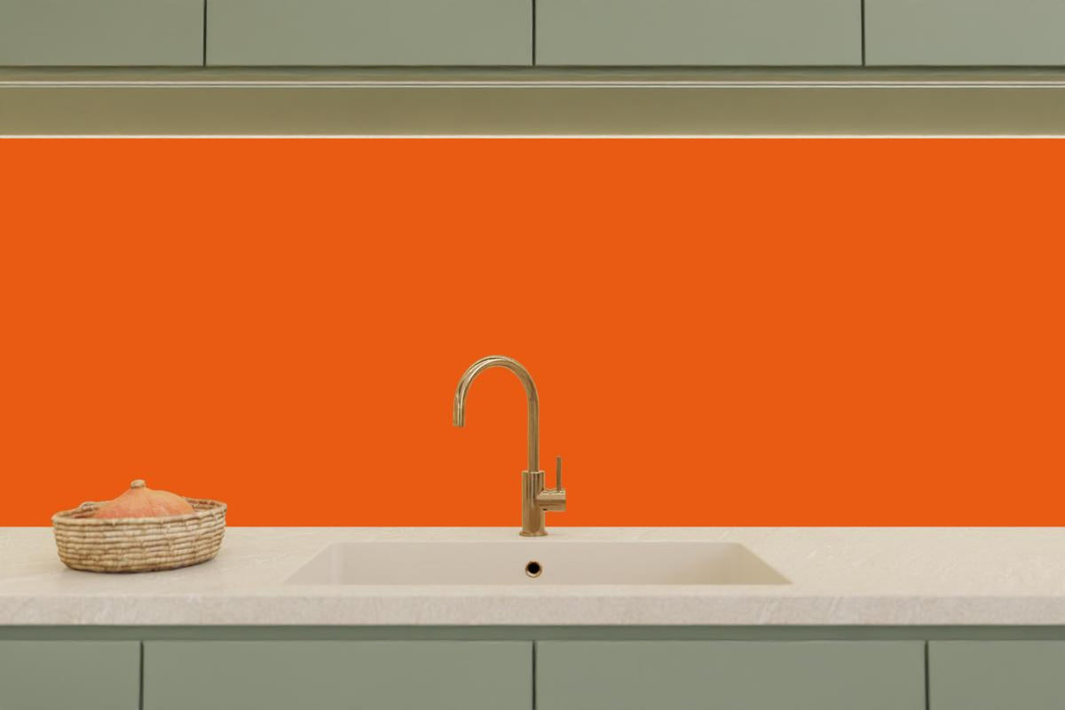 Küchenrückwand - RAL 2004 (Reines Orange)