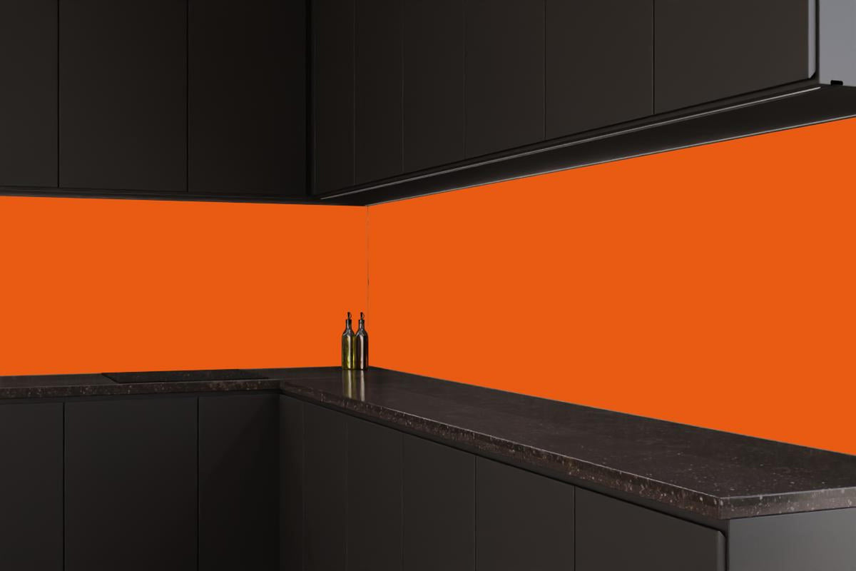 Küchenrückwand - RAL 2004 (Reines Orange)