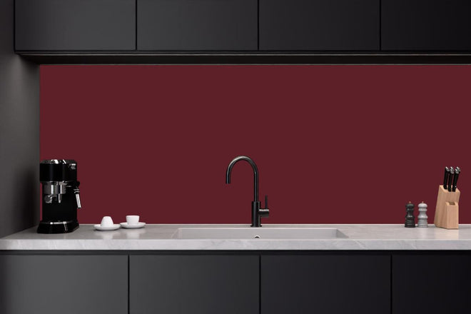 Küchenrückwand - RAL 3005 (Weinrot)