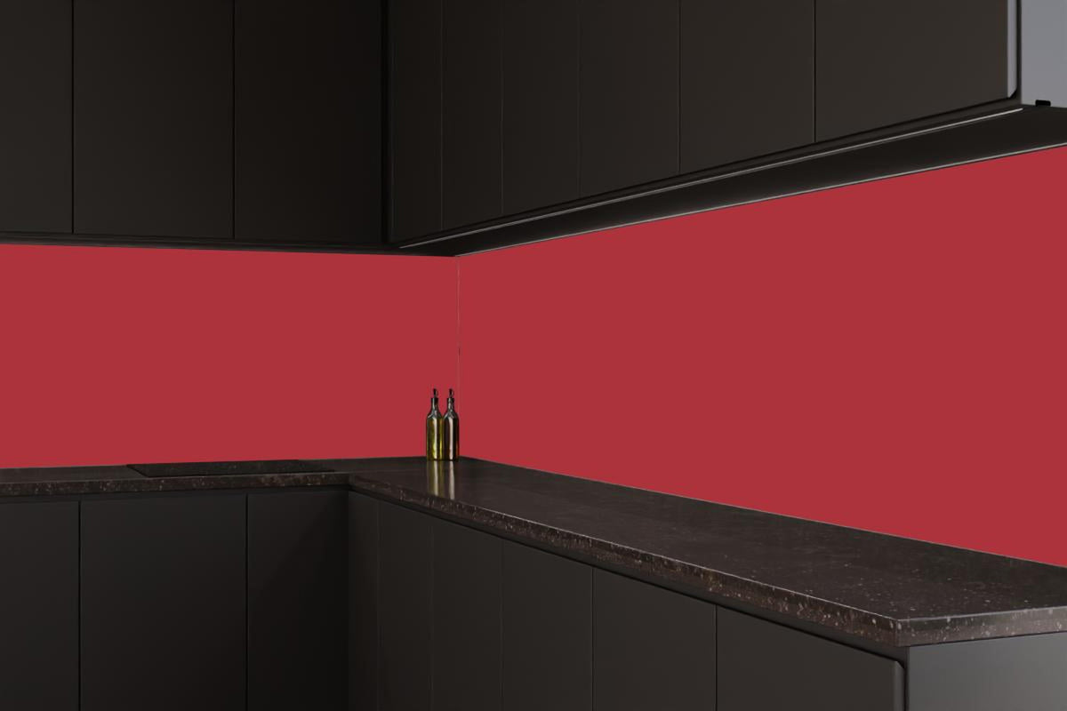 Küchenrückwand - RAL 3031 (Orientrot)