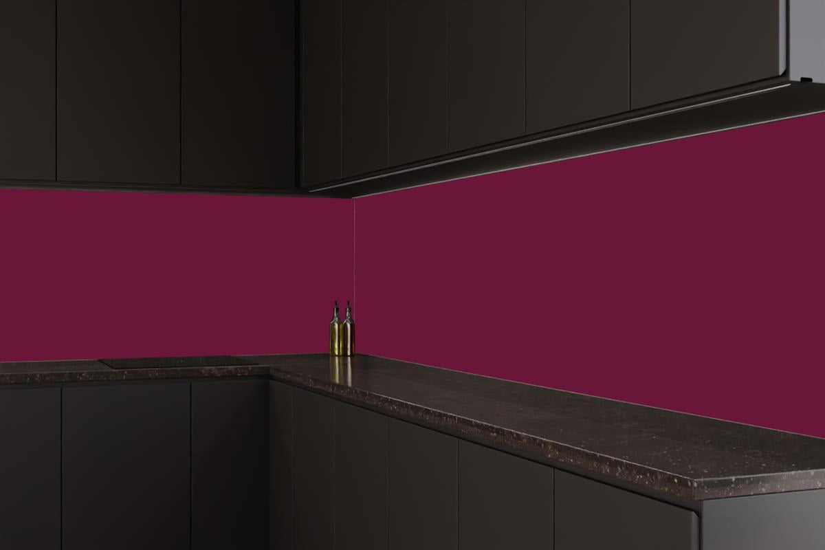 Küchenrückwand - RAL 4004 (Weinrotviolett)