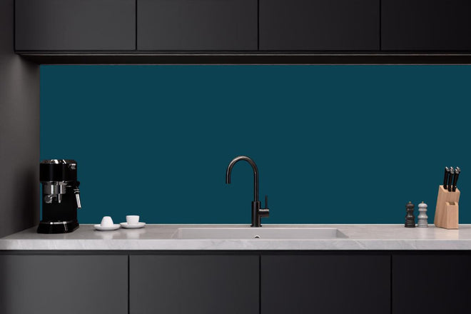 Küchenrückwand - RAL 5020 (Ozeanblau)