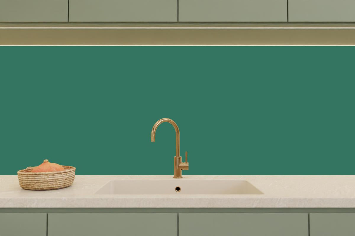 Küchenrückwand - RAL 6000 (Patinagrün)
