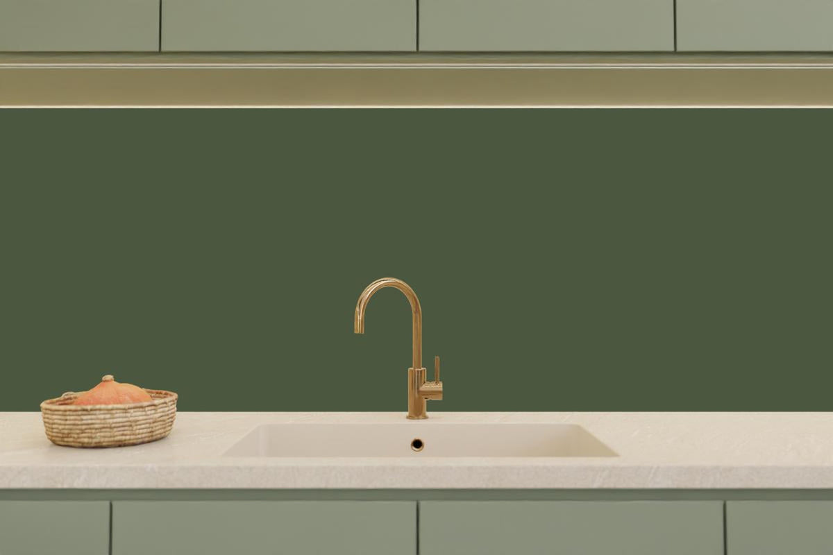 Küchenrückwand - RAL 6003 (olivgrün)