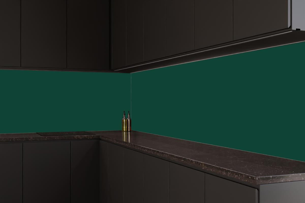 Küchenrückwand - RAL 6005 (Moosgrün)