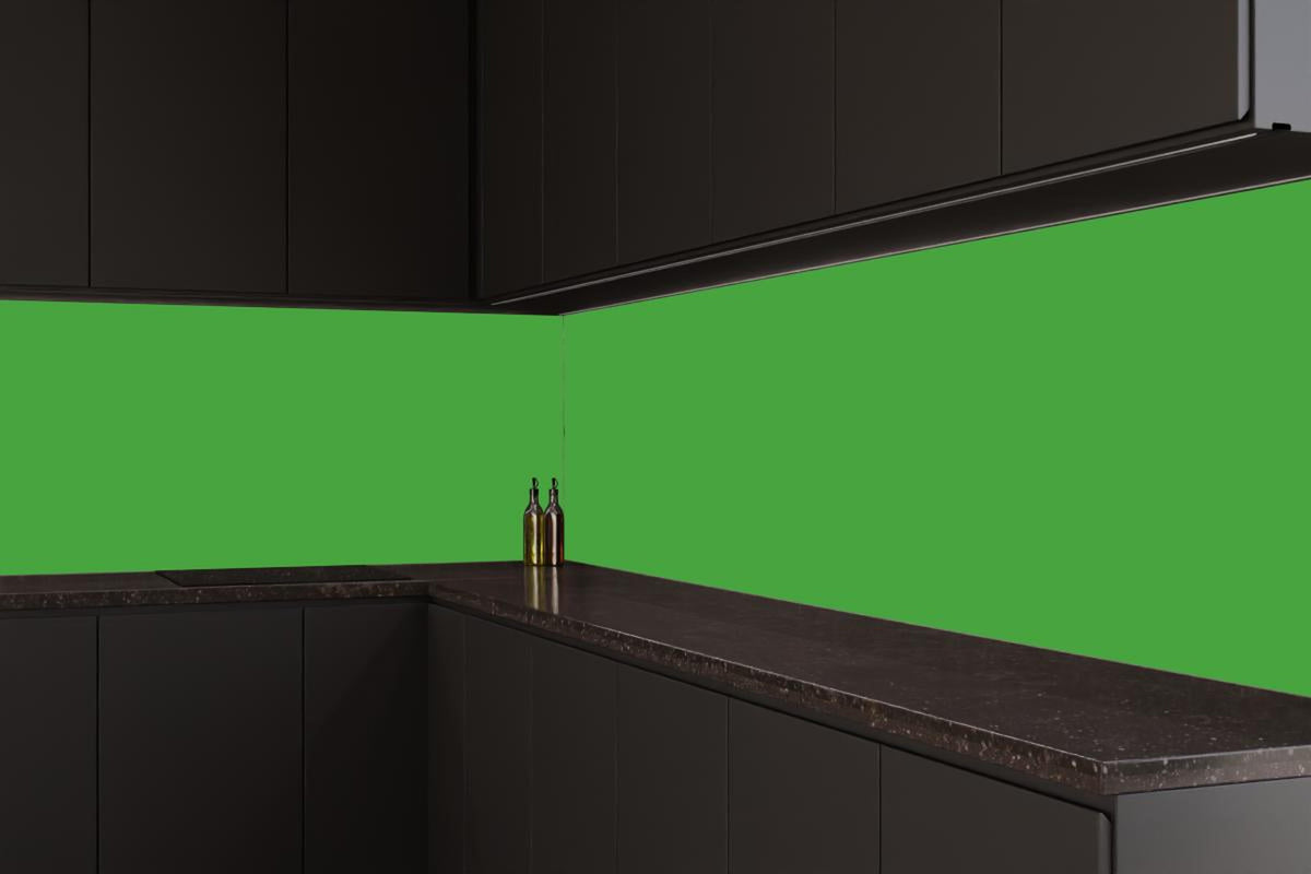 Küchenrückwand - RAL 6018 (Gelbgrün)