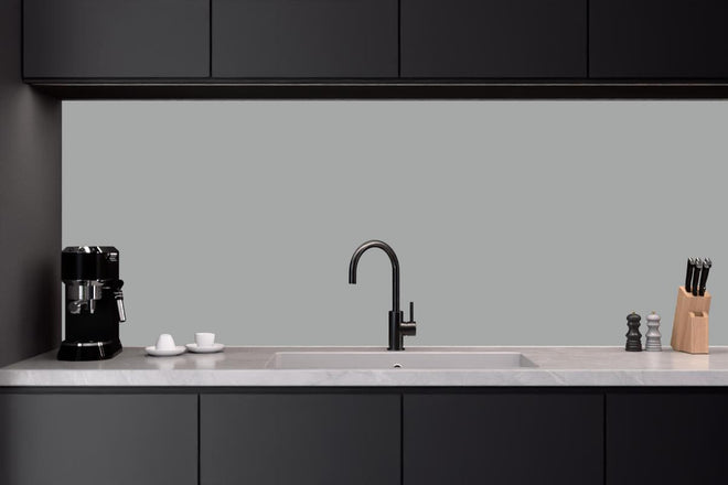 Küchenrückwand - RAL 9006 (Weißaluminium)