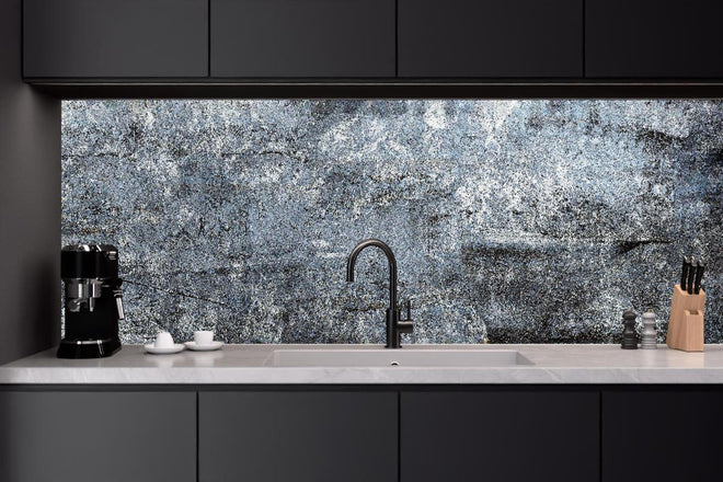 Küchenrückwand - Rostiger Marmor aus Zement