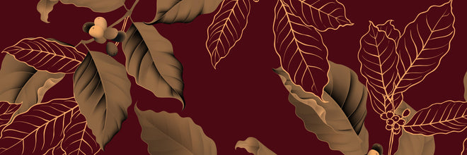 Küchenrückwand - Rot-Braune Blätter