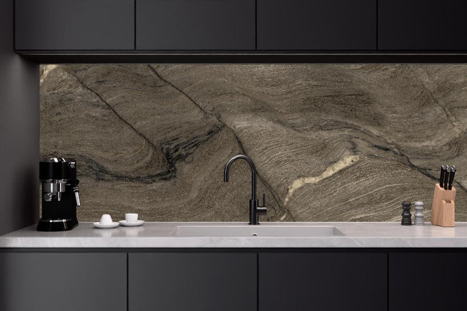 Küchenrückwand - Rustikale Marmor Textur