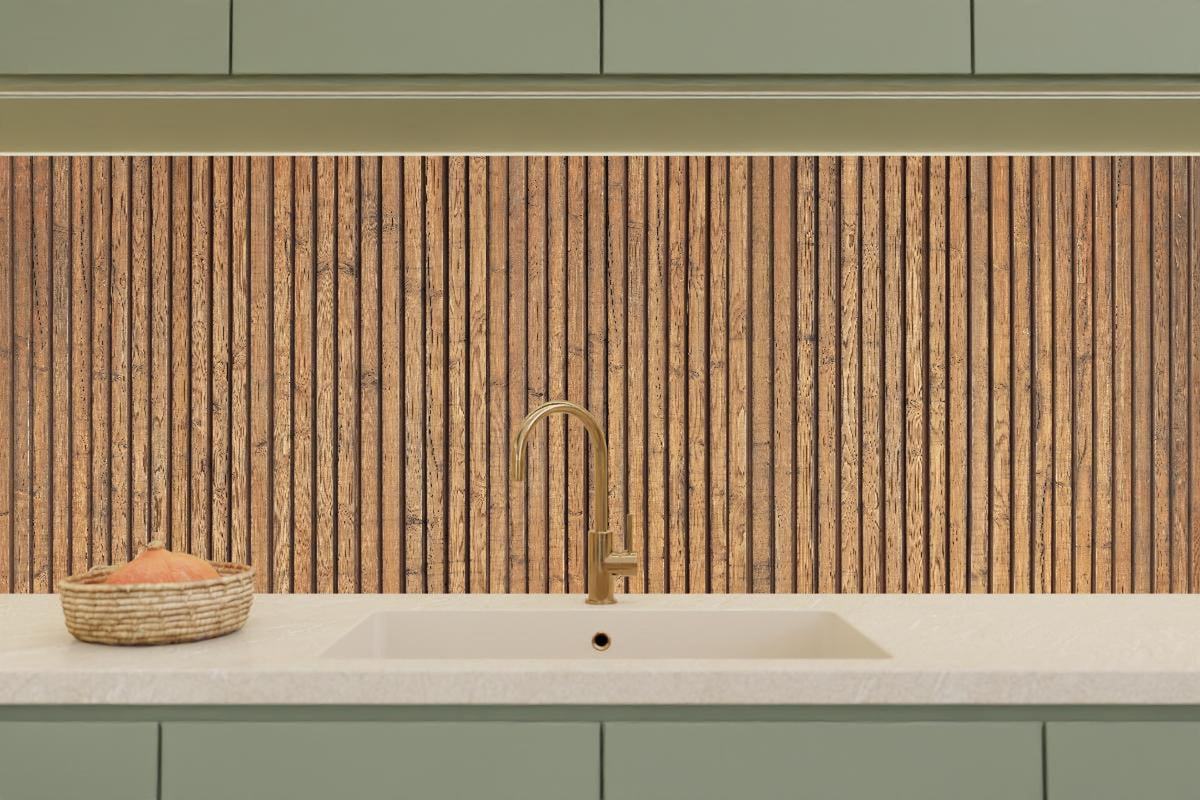 Küchenrückwand - Schöne Holzwand