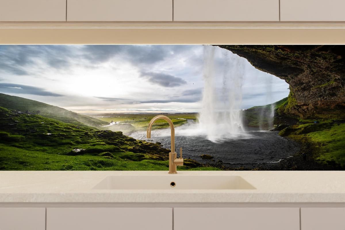 Küchenrückwand - Seljalandsfoss Wasserfall