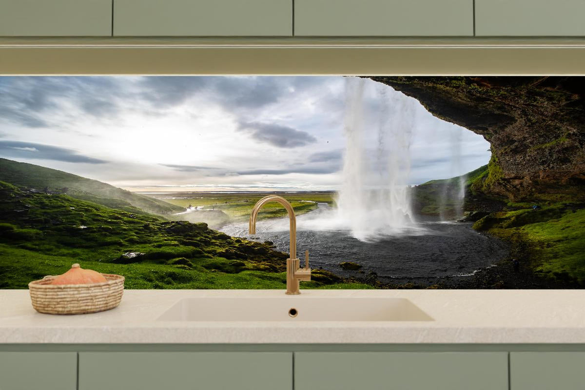 Küchenrückwand - Seljalandsfoss Wasserfall