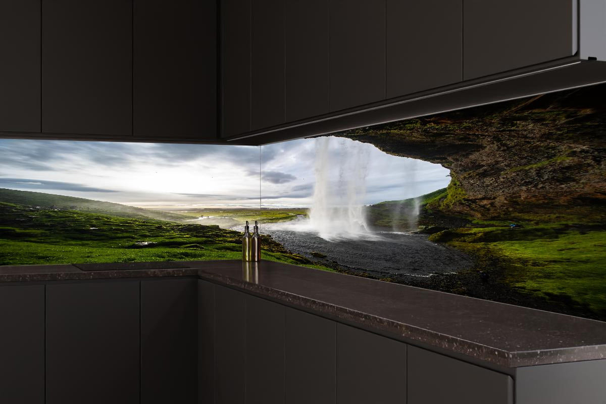 Küchenrückwand - Seljalandsfoss Wasserfall
