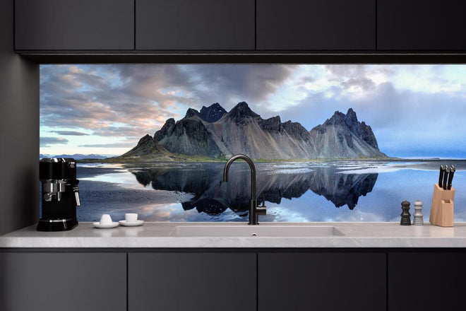 Küchenrückwand - Stokksnes an der isländischen Küste