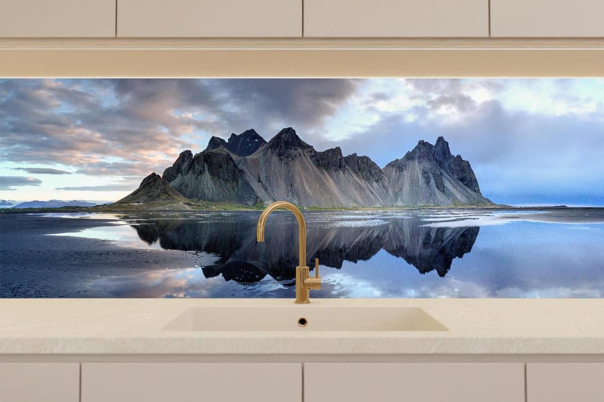 Küchenrückwand - Stokksnes an der isländischen Küste