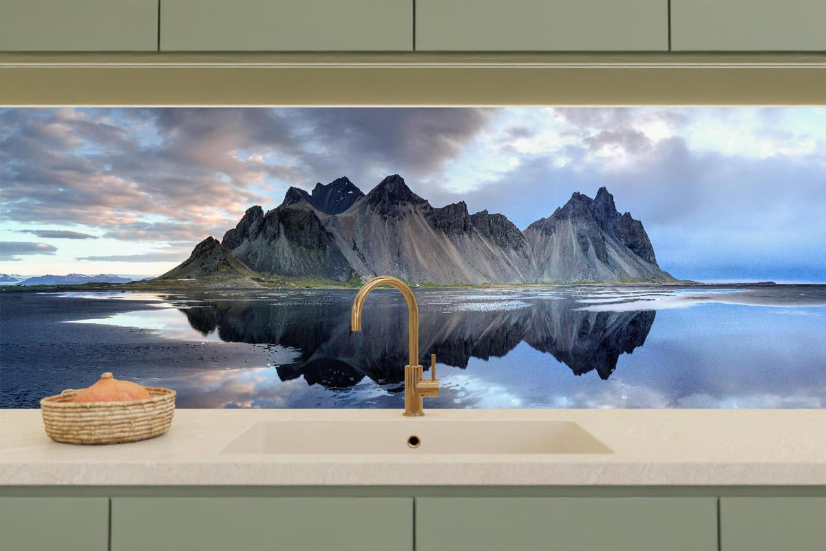 Küchenrückwand - Stokksnes an der isländischen Küste
