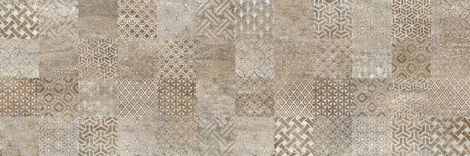 Küchenrückwand - Vintage-Fliesenmuster