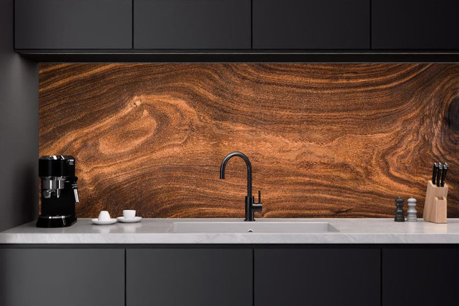 Küchenrückwand - Walnussholz