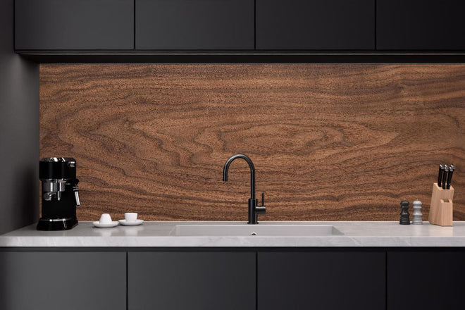 Küchenrückwand - Walnussholz Matt