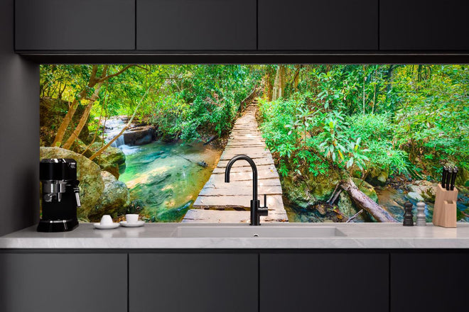 Küchenrückwand - Wasserfall im Erawan-Nationalpark