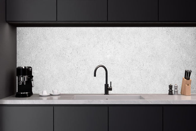 Küchenrückwand - Weiss-Grauer Kalkstein