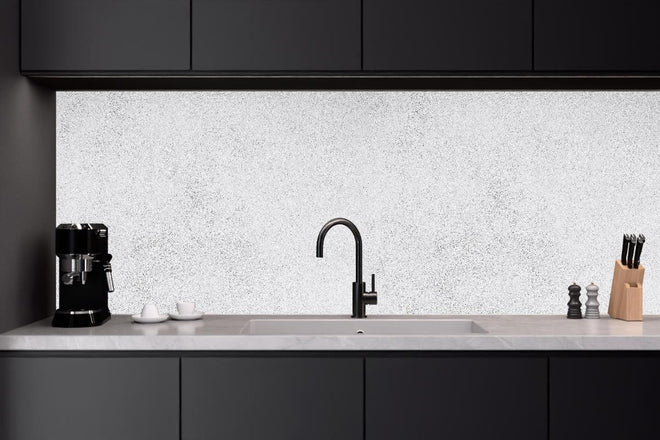 Küchenrückwand - Weiß-gräuliche Betonwand