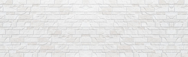 Küchenrückwand - Weiße moderne Steinwand