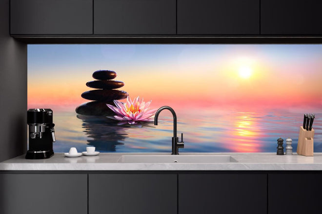 Küchenrückwand - Zen - Ruhe & Entspannung