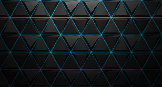 Spritzschutz - 3D Schwarzblaue Linien Muster Textur