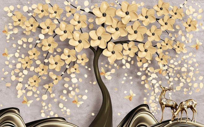 Spritzschutz - Abstrakte Baum Struktur